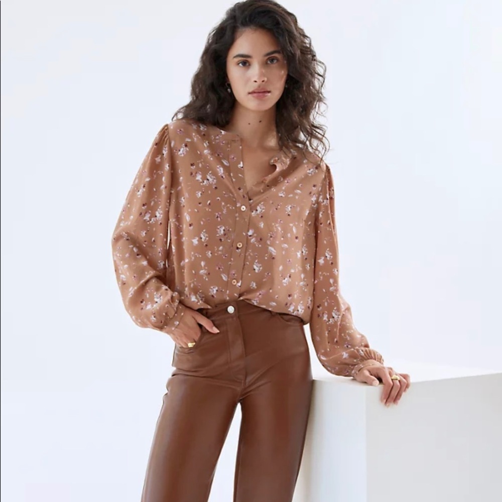 Aritzia Wilfred Naomi Silk Blouse NWT